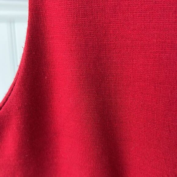 ALFRED SUNG Red Sheath Dress Size Small - Picture 9 of 10
